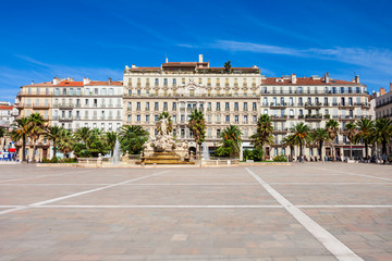 Freedom Square in Toulon, France