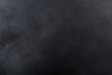Fog on Black Background