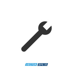Tool Wrench Icon Design Illustration