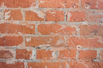 red brick wall