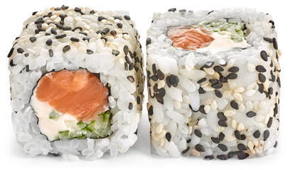 Sushi with salmon