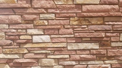 old brown brick wall for background