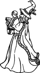 Sketch of a Mystical Wizard