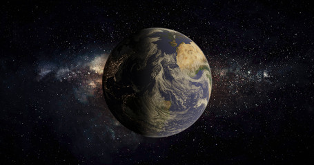 3D render of Earth using NASA material