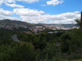Obraz premium view of the mountains in Guanajuato