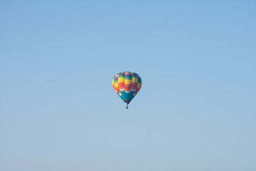  balloon flying in the blue sky