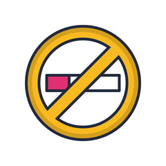 dont smoking fill style icon