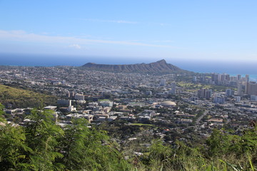 areial view of Hawaii