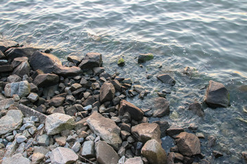 rocks on the beach