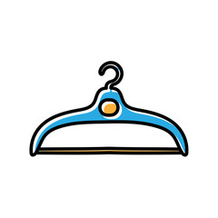 hanger hand drawn icon vector design