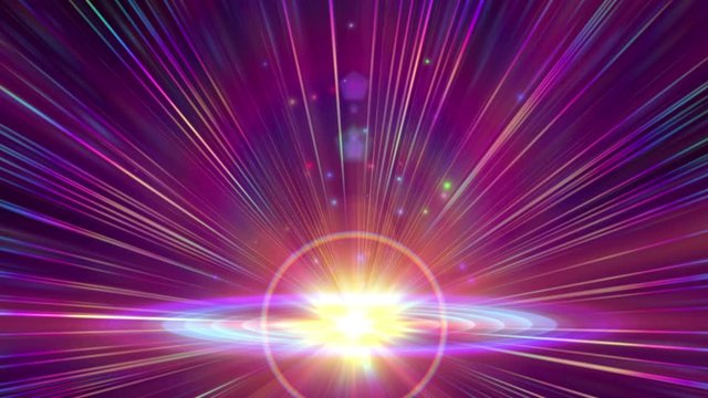 atom ray light galaxy 4k