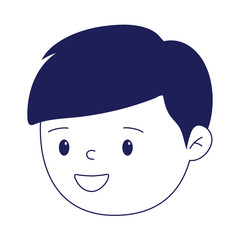 Isolated avatar man cartoon vector design