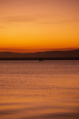 Boat on river