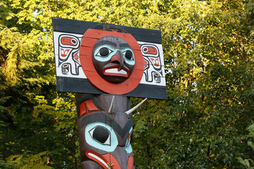 Totem Poles of North American Indigenous Peoples.