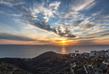 Sunset over Catalina