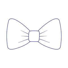 Isolated male bowtie vector design