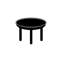 table. vector Simple modern icon design illustration.