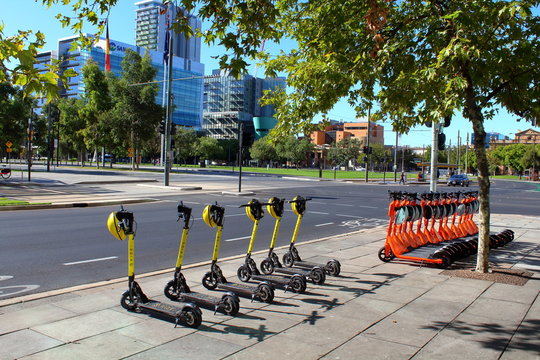 Electric Scooter In Adelaide, Australia