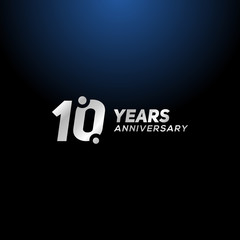 10 Years Anniversary Vector Design