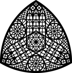 Rose Window, Fig. 12, triangular 1, triangular 2