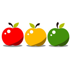 赤りんご青リンゴ黄色りんご