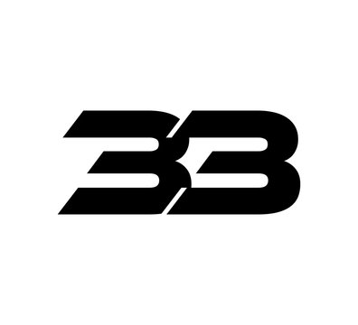 Initial 2 numbers Logo Modern Simple Black 33