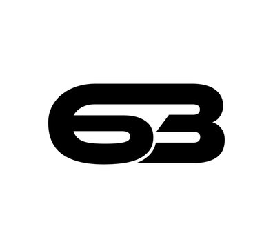 Initial 2 numbers Logo Modern Simple Black 63