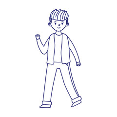 Avatar man cartoon vector design