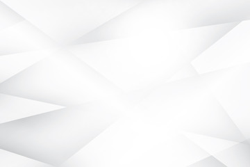 Fototapeta premium Abstract geometric white and gray color background. Vector, illustration.