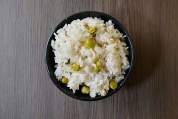 グリンピースご飯