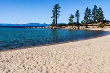 Rocky Cove at Sand Harbor, Lake Tahoe, Nevada, USA