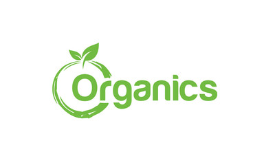 Creative organic, and natural food logo design