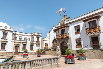 Icod de los vinos city hall in Tenerife, Canary Islands