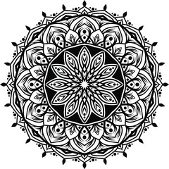 circular pattern or mandala art