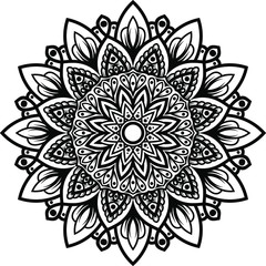 circular pattern or mandala art