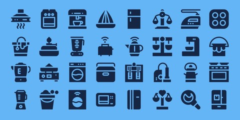 appliance icon set