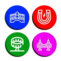 attraction icon set