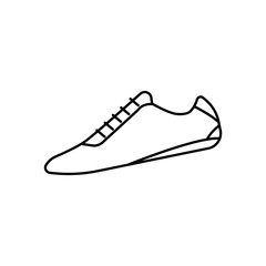 Soccer boots line icon. Design template  vector