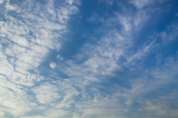 秋の空と雲(11月)