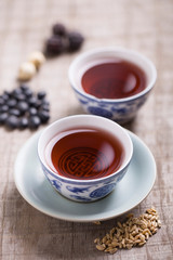 Black bean barley tea

