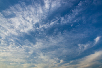 秋の空と雲(11月)