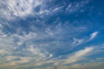 秋の空と雲(11月)