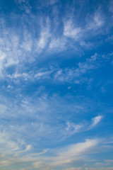 秋の空と雲(11月)