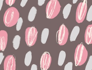 Freedom style hand drawing doodle colorful abstract illustration background can use for modern art, personal, business card design, wallpaper. Paint from my imagination. Kids painted. Pastel