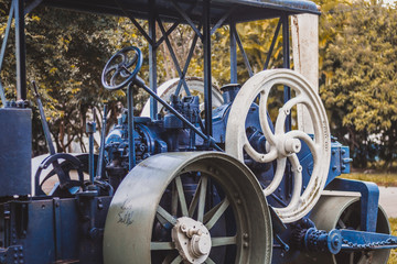 old rusty machinery