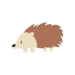 cute porcupine animal vector