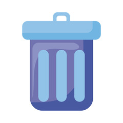 Isolated trash flat style icon vector design