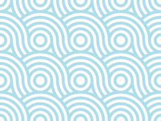 Blue ocean wave Background pattern seamless tiles. Use for design.