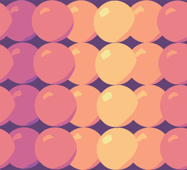 Seamless repeating pattern of candies