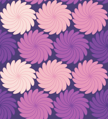 Seamless repeating pattern of flowers